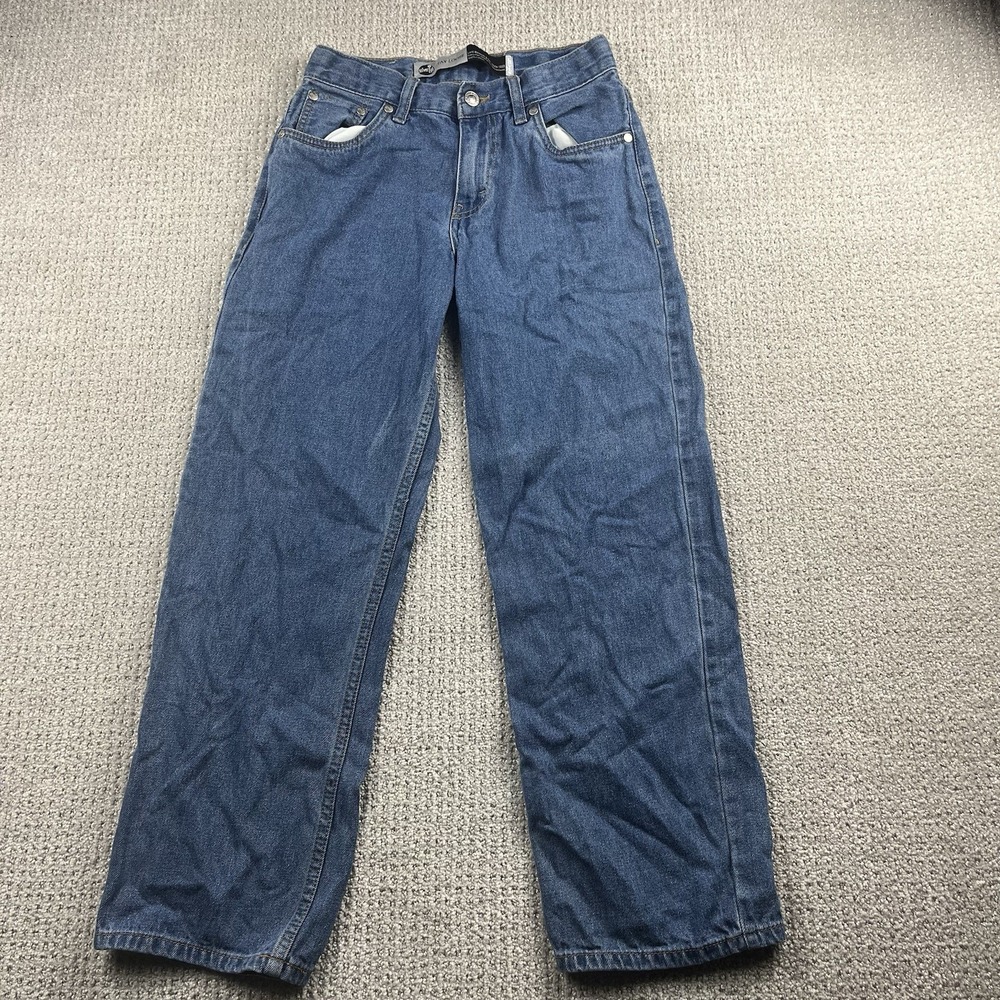 Vintage Levi's Silver Tab Baggy Fit Denim Jeans Boys 14 Stay Loose 27x27 Blue